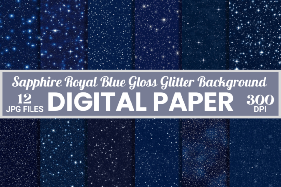 Download Sapphire Royal Glossy Glitter Background - Premium Resources
