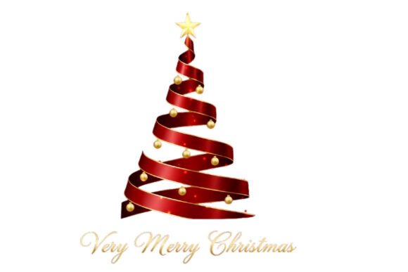 Download Elegant Ribbon Christmas Tree - Premium Bundle