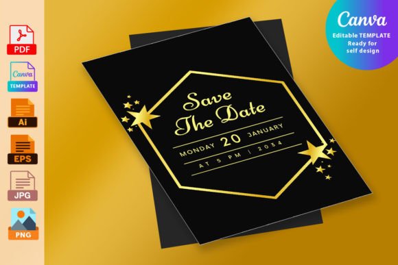 Download Diamond Shaped Gold Black Wedding Card - Black wedding Collection