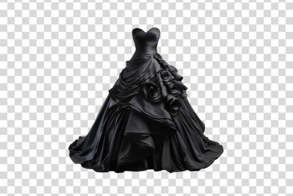 Download Black Wedding Dress Isolated - Black wedding Collection