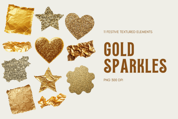 Download Festive Gold Sparkles - Premium Resources